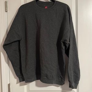 Hanes Sweatshirt Size M Heather Gray